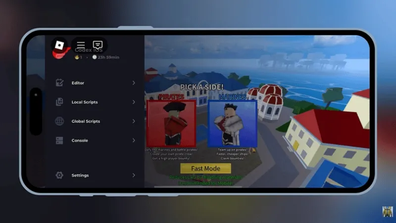 iOS có chạy được Script Blox Fruits không