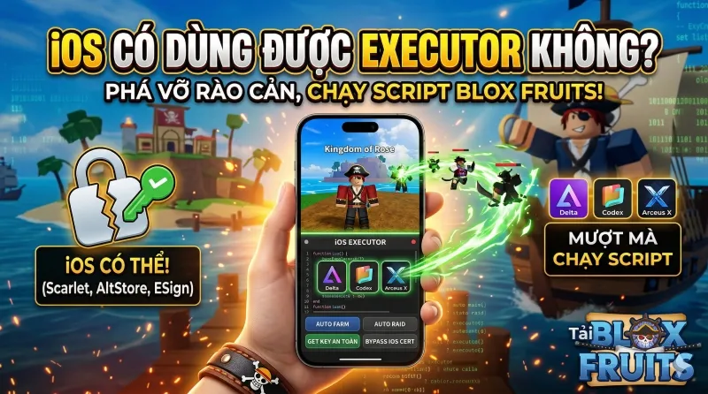 iOS có chạy được Script Blox Fruits không