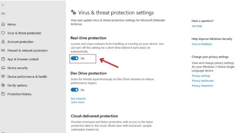 Tắt các phần mềm diệt virus