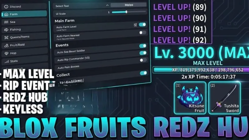 Các Tính Năng Nổi Bật Làm Nên Thương Hiệu Của Script Redz Hub